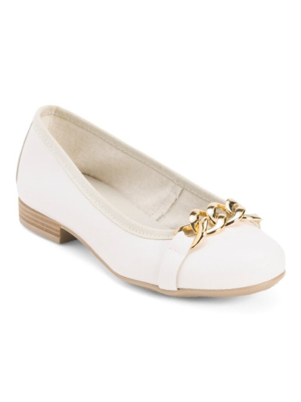 RIZZOLI Made In Italy Leather Ballerina Flats With Accessory Penny Strap